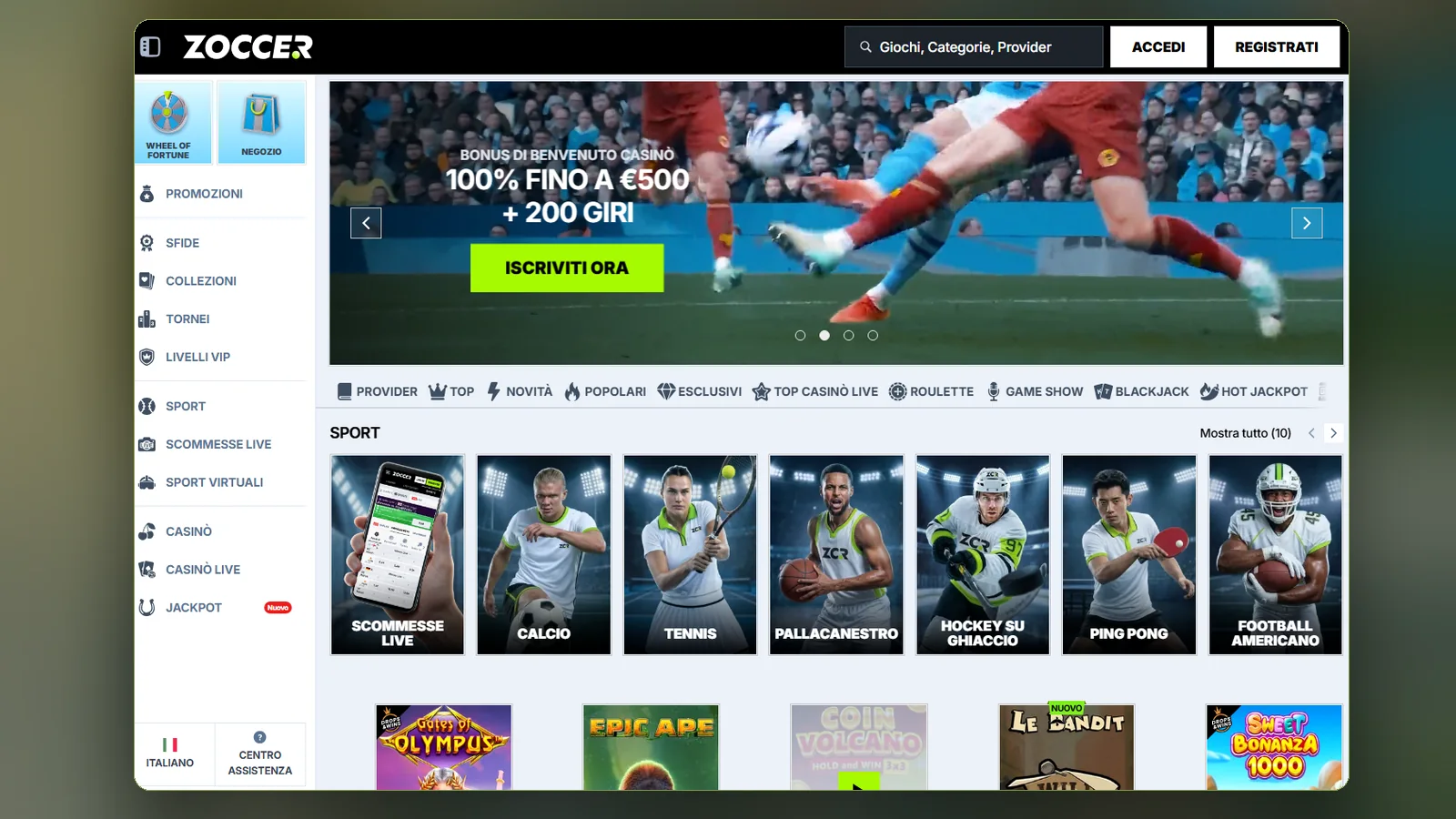 Zoccer recensione